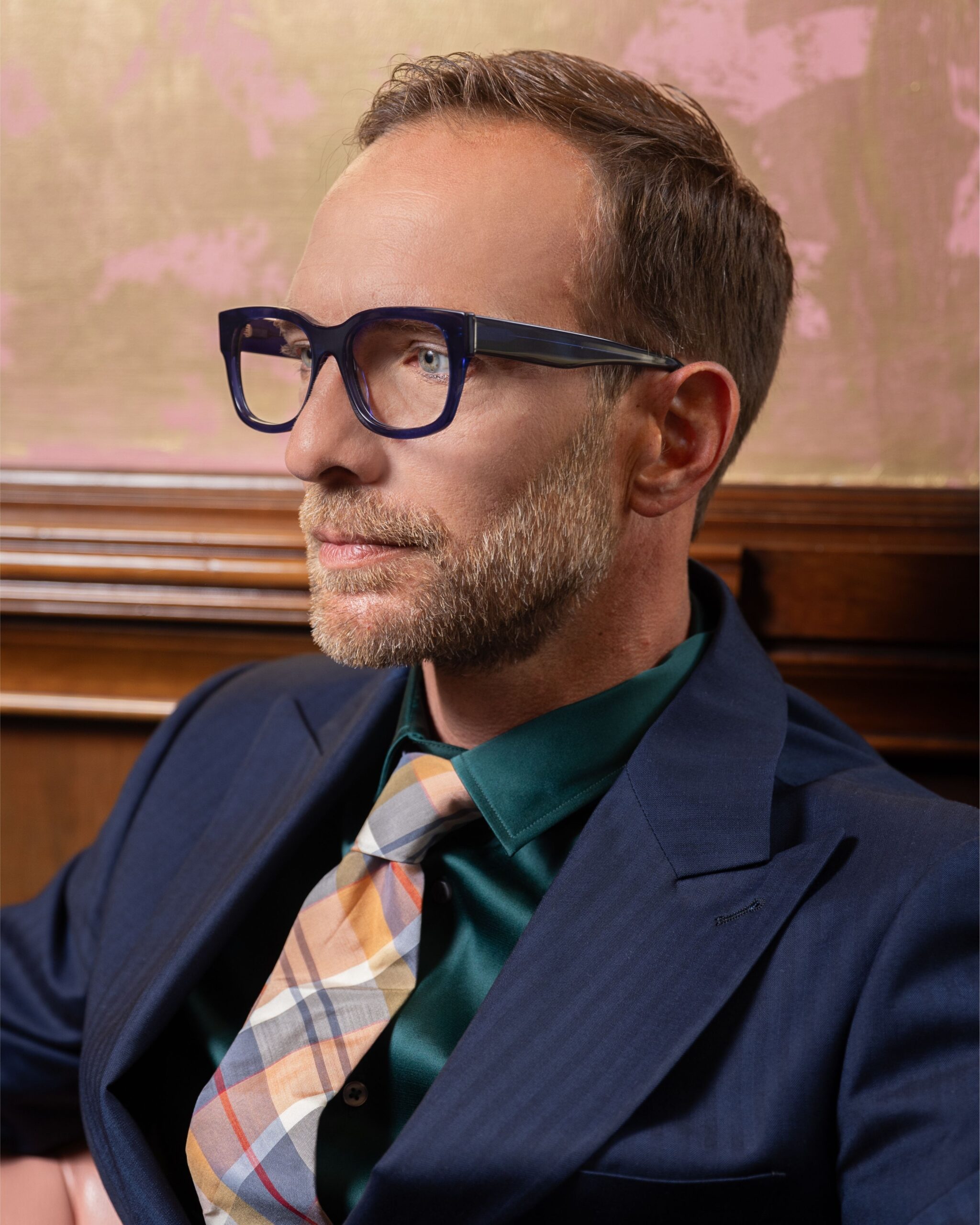 Occhiali sartoriali 19.71 Firenze_blu mediceo